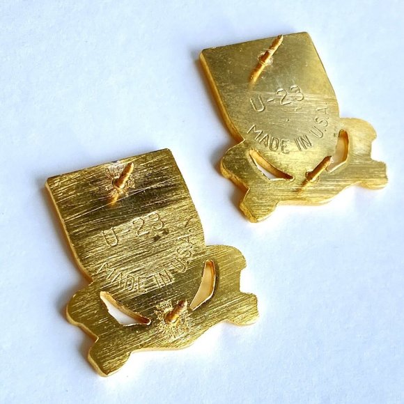 US Army 53rd Support Battalion Unit Crest Support And On Time Pin Set Of 2 - Picture 3 of 5